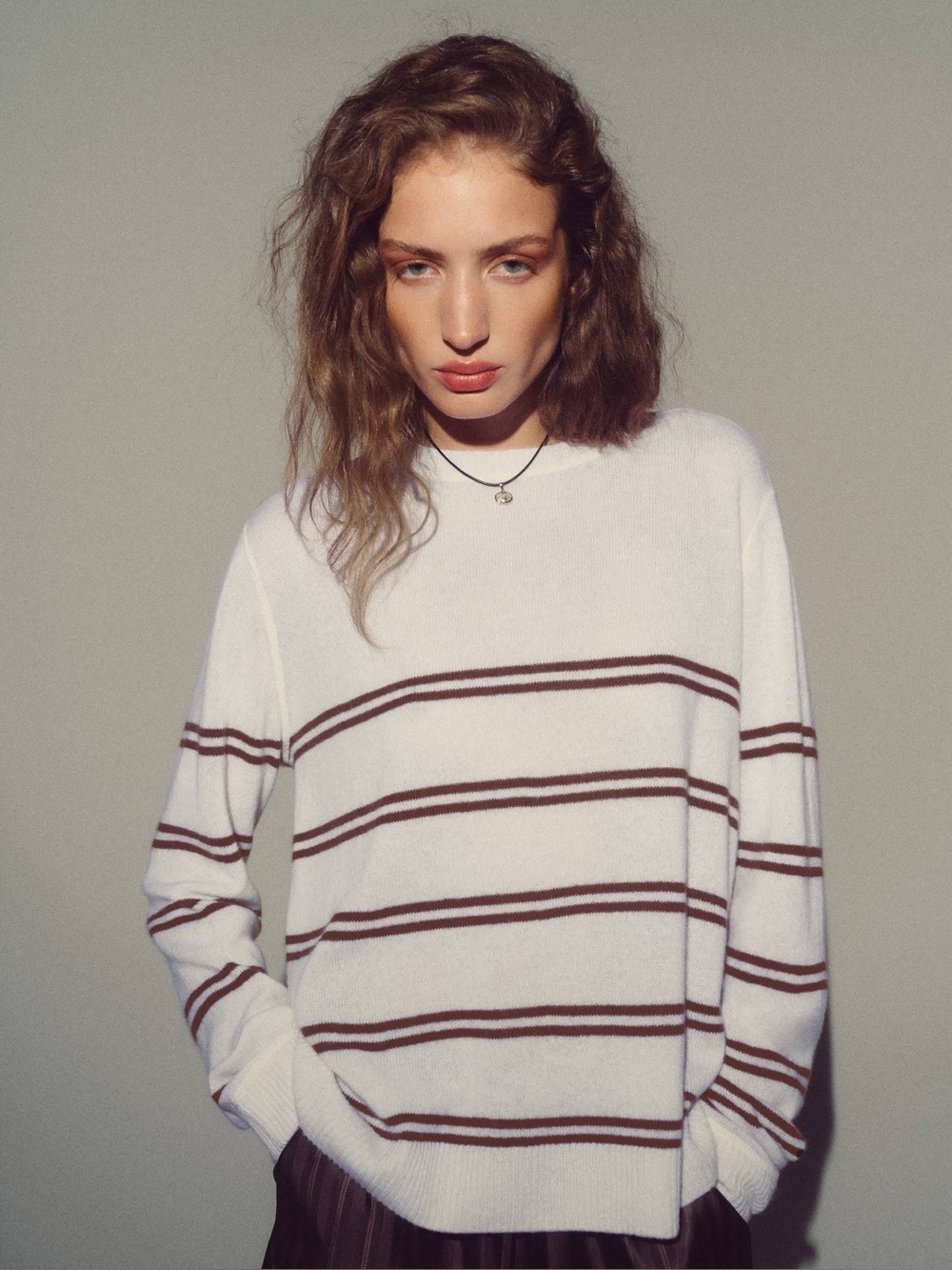 Reformation Cashmere Boyfriend Sweater Ivory - Size XS